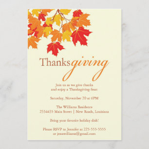 Invitation Thanksgiving