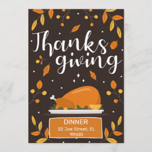 Invitation Thanksgiving