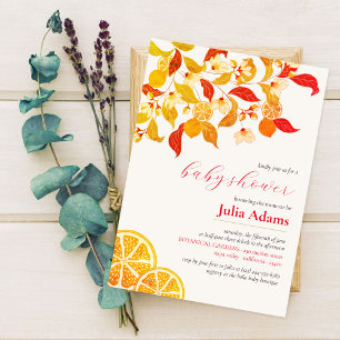 Invitation Thé à la fête de bébé Shower automne Baby