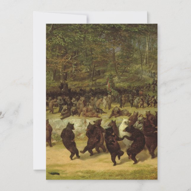 Invitation The Bear Dance Painting (Devant)