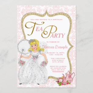 Invitation Thé dansant de la jolie princesse