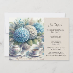 Invitation Thé dansant élégant vintage 