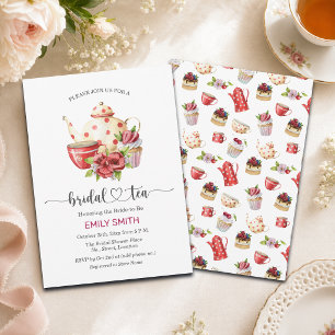 Invitation Thé de mariage floral Fête de mariage