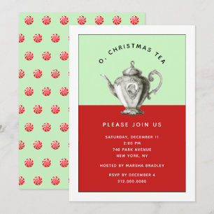 Invitation thé de Noël