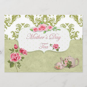 Invitation Thé du jour de mère