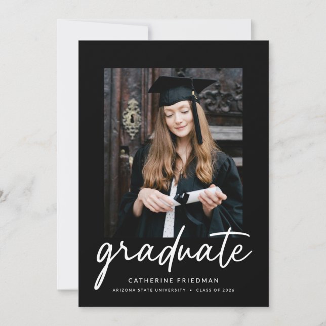 Invitation The Graduate Announcement (Devant)