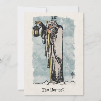 Invitation The Hermit Tarot Card Painting