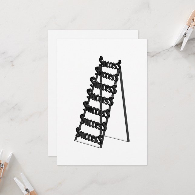 Invitation The Ladder of Success (Devant/Arrière en situation)