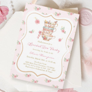 Invitation Thé Party Enterrement de Vie de Jeune Fille