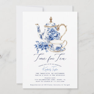 Invitation Thé pour la fête de mariage chinoiserie