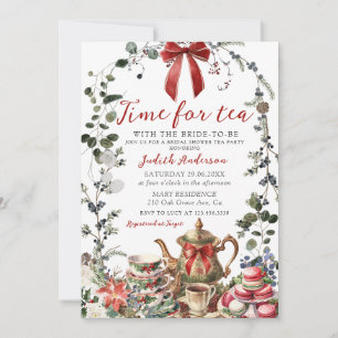 Invitation Thé Pour Mariage Cérémonie de Fiançailles Thé Part
