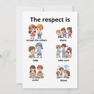 Invitation the respect is