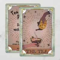 Thé Vintage & Tarot Chaudron Sorcière Fête d'Anniv