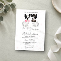 Thème Bouledogue français patte cœur chien mariage