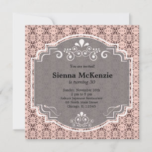 Invitation Thème d'anniversaire japonais