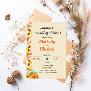 Invitation Thème d'automne pour toutes occasions