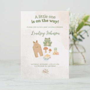 Invitation Thème de Baby Shower en Forêt