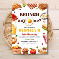Thème de brunch pour l'anniversaire des enfants go