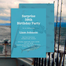 Thème de pêche Son anniversaire surprise