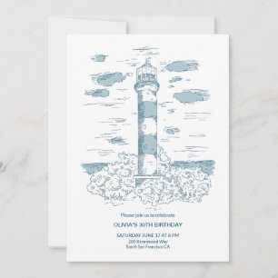 Invitation Thème nautique Anniversaire