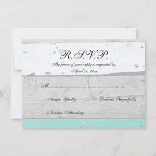 Invitation Thème Plage Starfish Mariage Rustique