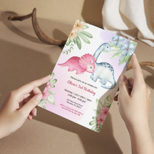 Invitation Thème Safari jungle Anniversaire 