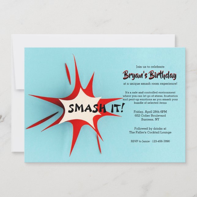 Invitation Thérapie Informatique Smash (Devant)