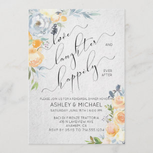 Invitation THISTTET & ROSE Heureusement après la répétition