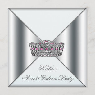 Invitation Tiara blanche Douceur blanche 16