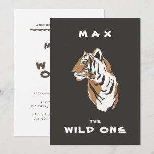 Invitation Tiger Wild One
