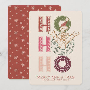 Invitation Tigre vintage   Joyeux Noël