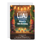 Tiki Luau Hawaiian Tropical Island Beach Anniversa