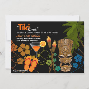 Invitation Tiki Time Party