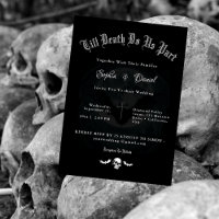 Till Death Cross Moonlight chauves-souris Mariage