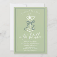 Tini Bit Ancien Cocktail Olive Dessiné À La Main