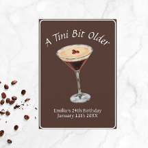 Tini Bit Older - Thème Espresso Martini