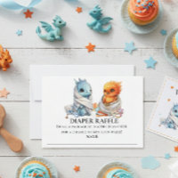 Tirage de couche Dragon Phoenix Jumeaux Baby showe
