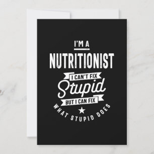 Invitation Titre du poste nutritionniste Cadeau