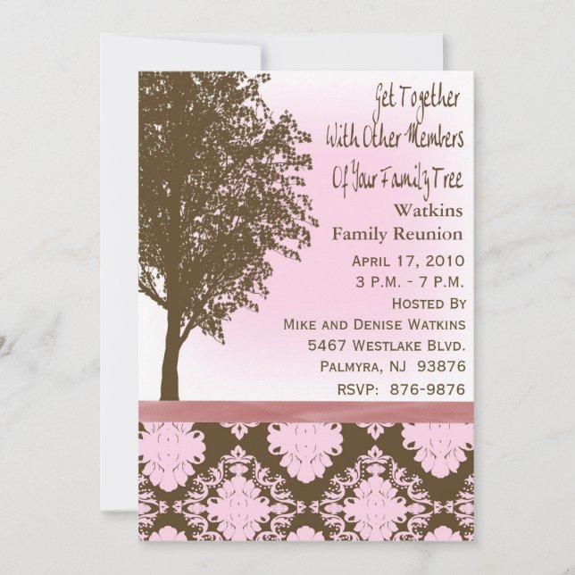Invitation to a Family Reunion (Front)