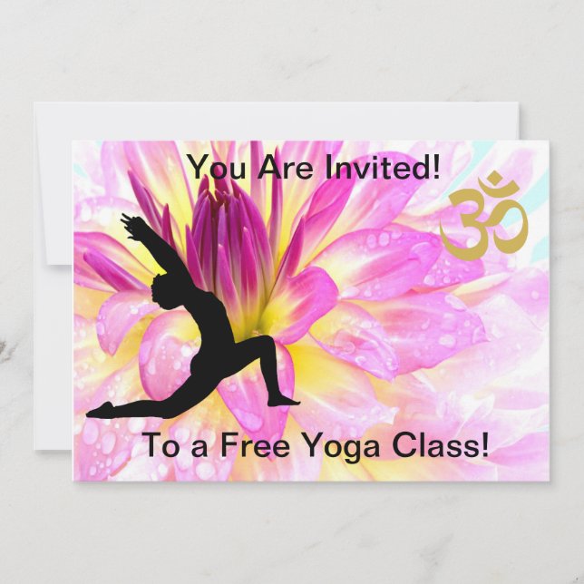 INVITATION TO A FREE YOGA CLASS (Front)