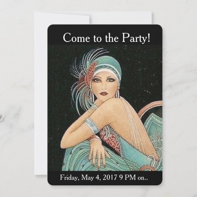 INVITATION TO A GATHERING - DECORATIVE AND CHIC (Front)