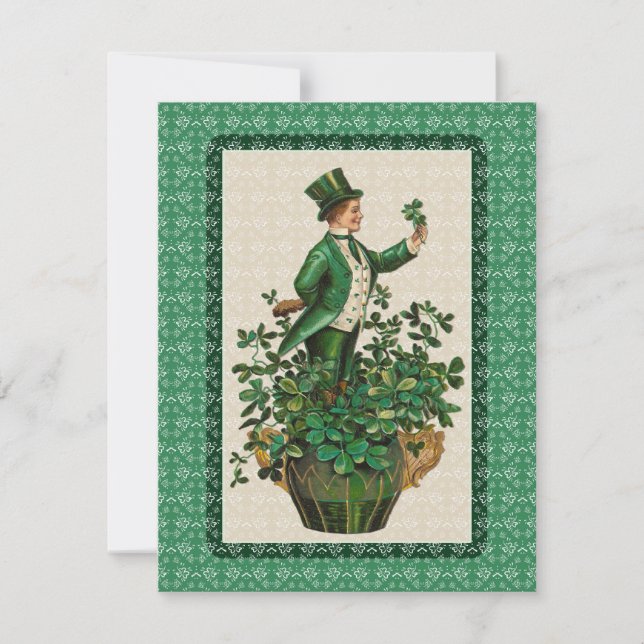 Invitation to an Irish Feast, St. Patrick's Day (Front)