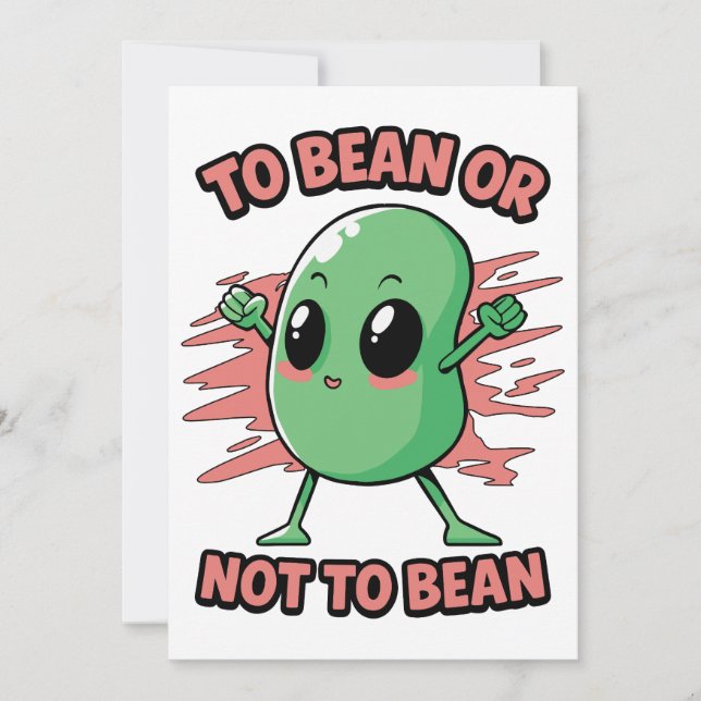 Invitation To bean or not to bean (Devant)
