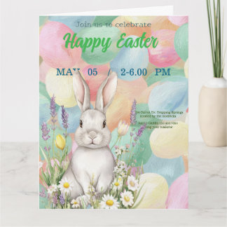 invitation to Easter with Peter Rabbit