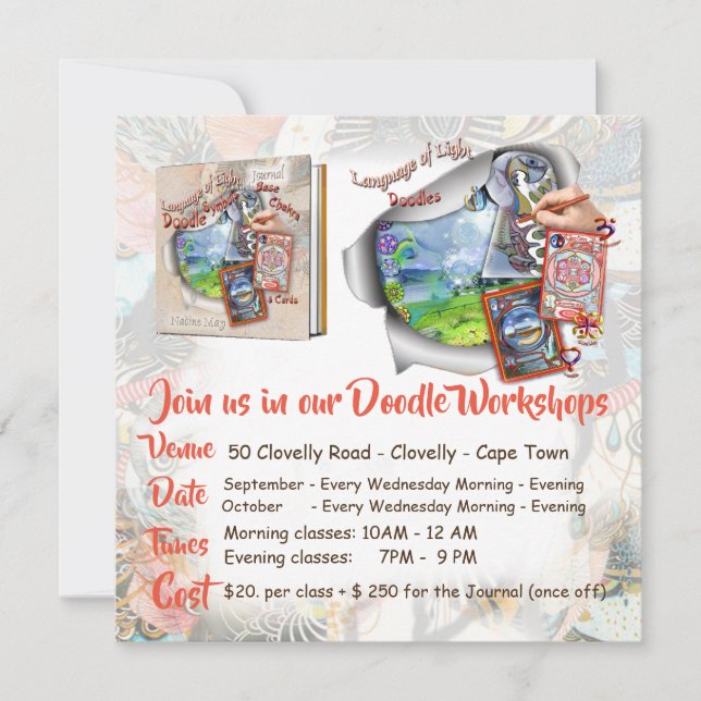 Invitation to my Doodle Workshop (Front)