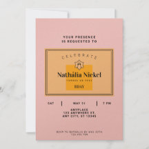 Invitation Toast Champagne