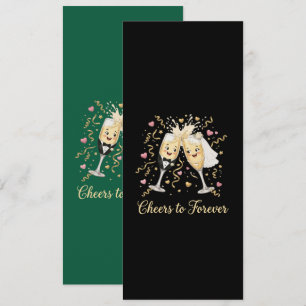 Invitation Toast de célébration de mariage