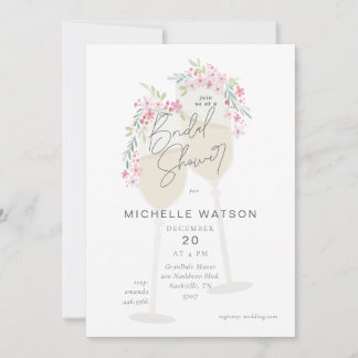 Invitation Toast Floral