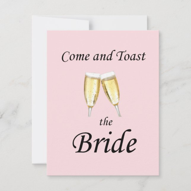 Invitation Toast la mariée Bachelorette Party (Devant)