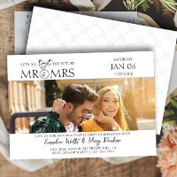 Toast the Future Mr & Mrs Fiançailles Photo Party